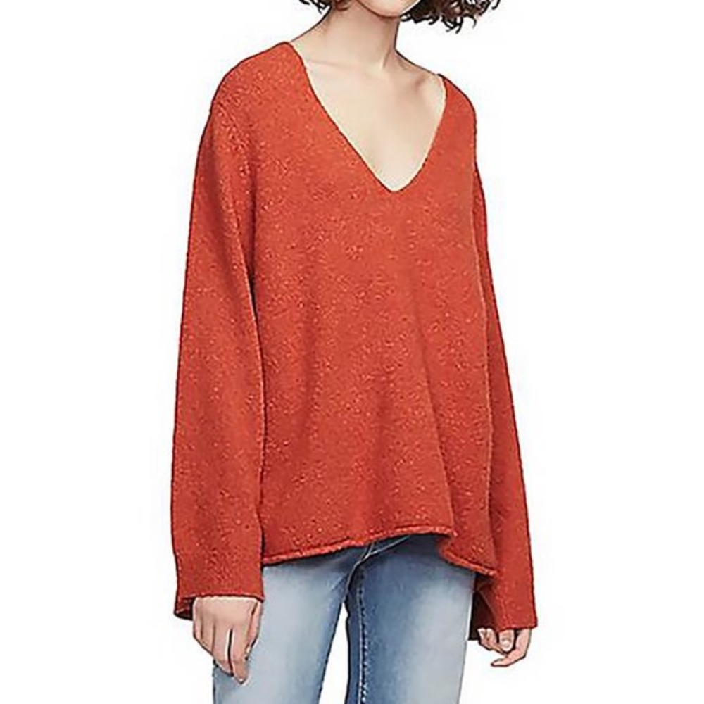 French Connection | Orange Textured Sweater - K10